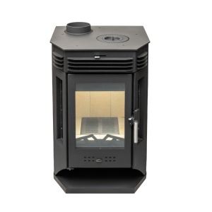 Печь-камин МОСКВА 9 с плитой (МЕТА-БЕЛ)