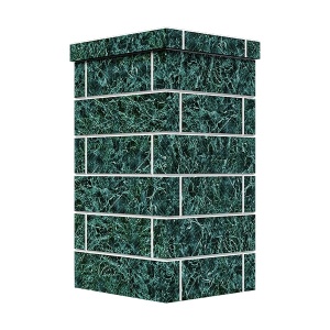 Облицовка на трубу для печей ГРОЗА 24  КЛАССИКА/ПРЕЗИДЕНТ КИРПИЧ ЗМЕЕВИК (115*540) (2 яруса) под шиб