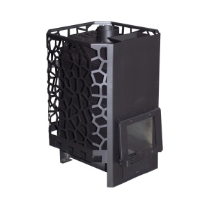 Печь-каменка РАДА  сталь 4 мм 18S ЗК СЕТКА без ВТК (16 - 20 м.куб) (без дверки)