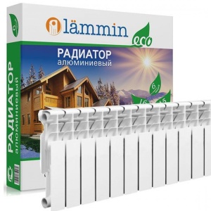 Радиатор алюминиевый  LAMMIN  ЕСО AL 200/100 - 14 секций