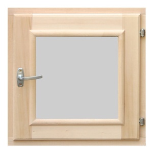 Оконный блок ЛИПА 500 х 500 мм стекло САТИН