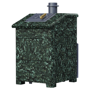 Облицовка ПРЕЗИДЕНТ 830/40 СЕРПЕНТИНИТ для печей ГЕФЕСТ 18М/П под теплообменник СЛЕВА