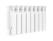 Радиатор алюминиевый OASIS ECO 350/80 -  8 секций (РОССИЯ,ГАР-Я 10 лет,Теп. 0,110 кВт за 1 сек)