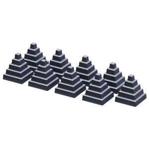 Комплект чугунных пирамид (9шт) ГЕФЕСТ