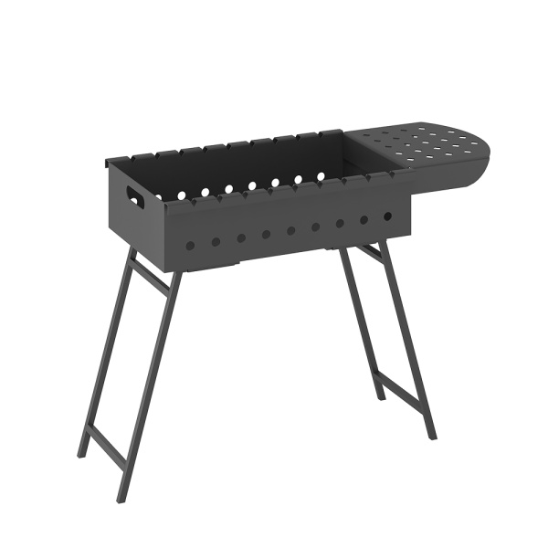 Мангал ВЕЗУВИЙ ПИКНИК с ножками (600 х 370 х 150 мм)
