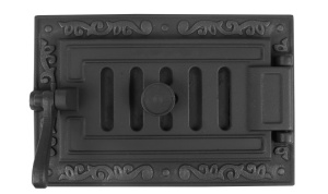 Дверца поддувальная ДПГ-2Е  ОЧАГ  герметичная крашеная RLK 7612 (ПР:250 х 140 мм) ЛИТКОМ