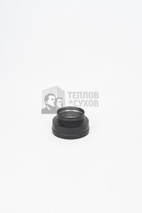 Оголовок-переход d = 150/210 мм (Н+Н) ТИС (0,5 ММ) MC Black