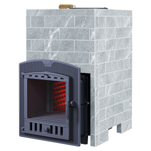 Облицовка ПРЯМАЯ 1000/40 ТАЛЬКОХЛОРИТ КИРПИЧ для печи ГЕФЕСТ 25П2/30П2/ГРОМ 30П2