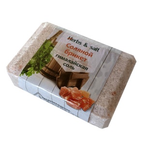 Соляной брикет для бани и сауны, ГИМАЛАЙСКАЯ СОЛЬ (16)
