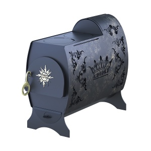 Печь отопительная МАТРЕШКА МАЛАЯ 2 с варочной поверхностью - 8 мм (120 - 250 м.куб)