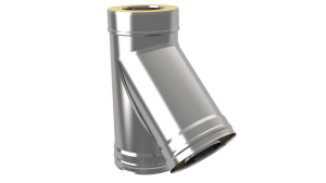 Сэндвич-тройник 45 гр. d = 150/220 мм (Н+О) 1 ММ  (1)