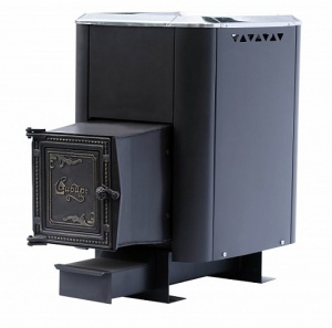 Печь-каменка  чугунная СИБИРЬ 24 конвекционная дверца универсальная ЧУГУН/СТЕКЛО (12 - 18 м.куб)