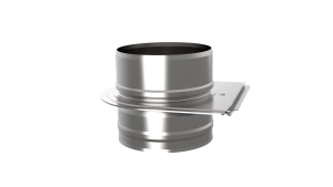 Шибер (задвижка) d = 250 мм (0,8 ММ) НЕРЖАВЕЙКА  (GS)