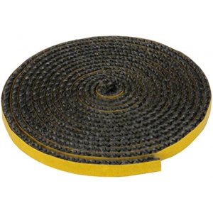 Шнур термостойкий уплотнительный самоклеющийся 8 х 2 мм ГЕРМАНИЯ (ЦЕНА ЗА 1 ПОГОННЫЙ МЕТР!!!)