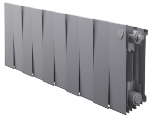 Радиатор биметаллический ROYAL THERMO PIANO FORTE SILVER SATIN 200/100 -  6 секций