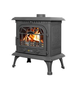 Печь-камин ЧУГУННЫЙ HR-15  антрацит 15 кВт (250 м.куб) (2)