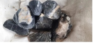 Камень КВАРЦИТ ЕЖЕВИЧНЫЙ (для бань и саун) обвалованный/галтованный 20 кг