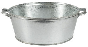 Таз круглый 13л оцинкованная сталь