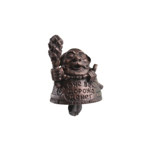 Колокольчик-оберег ХДИ-12.055  БАНЩИК патина (ГР: 75 х 72 х 85 мм) ЛИТКОМ