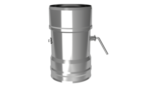 Шибер (заслонка) поворотный d = 115 мм  (GS)  (20)