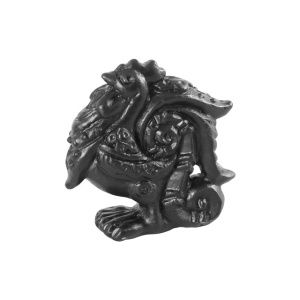 Статуэтка ХДИ-2.027  СТИЛИЗОВАННЫЙ ПЕТУШОК патина (ГБ: 60 х 23 х 60 мм) ЛИТКОМ