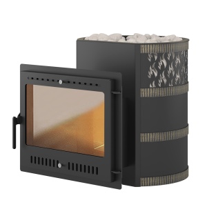 Печь-каменка ЛАВА 16 ПАНОРАМА (8 - 18 м.куб)