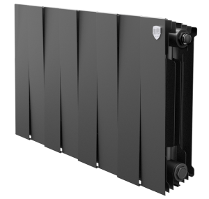 Радиатор биметаллический ROYAL THERMO PIANO FORTE NOIR SABLE 300/100 -  6 секций